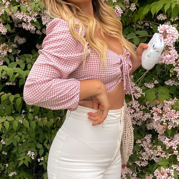 Gingham top - Picture 1 of 4